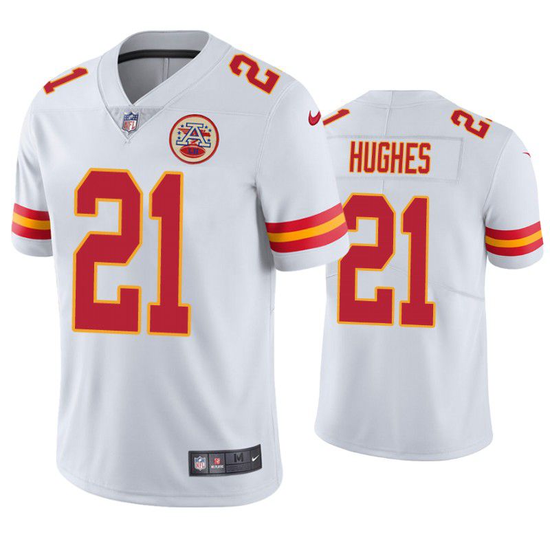 Men Kansas City Chiefs #21 Mike Hughes Nike White Limited NFL Jersey->oakland raiders->NFL Jersey